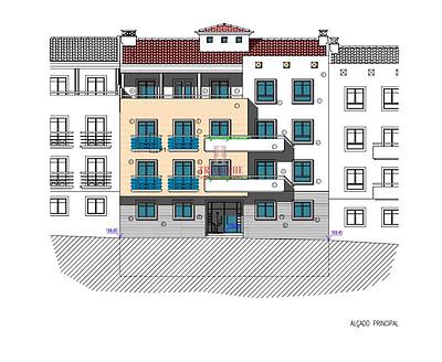 Terrain à Mafra avec projet approuvé pour 8 appartements