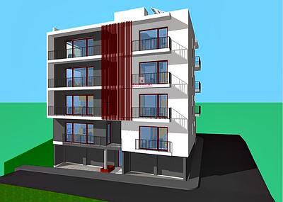 Appartement 2 chambres, inséré dans un nouveau bâtiment en construction à Pombal