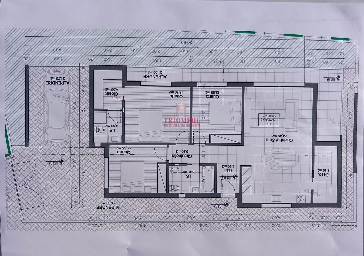 planta moradia t37206