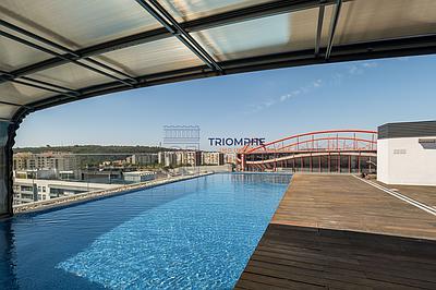 Excellent Fully Furnished 2-Bedroom Apartment in the Prestigious Lux Garden Gated Condominium , just minutes from Estádio da Luz