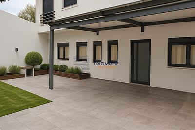 Renovated 2-bedroom apartment with 86m² terrace and garage, Casal de Cambra